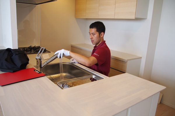 お水を流してみよう！マンション内覧会チェックポイント