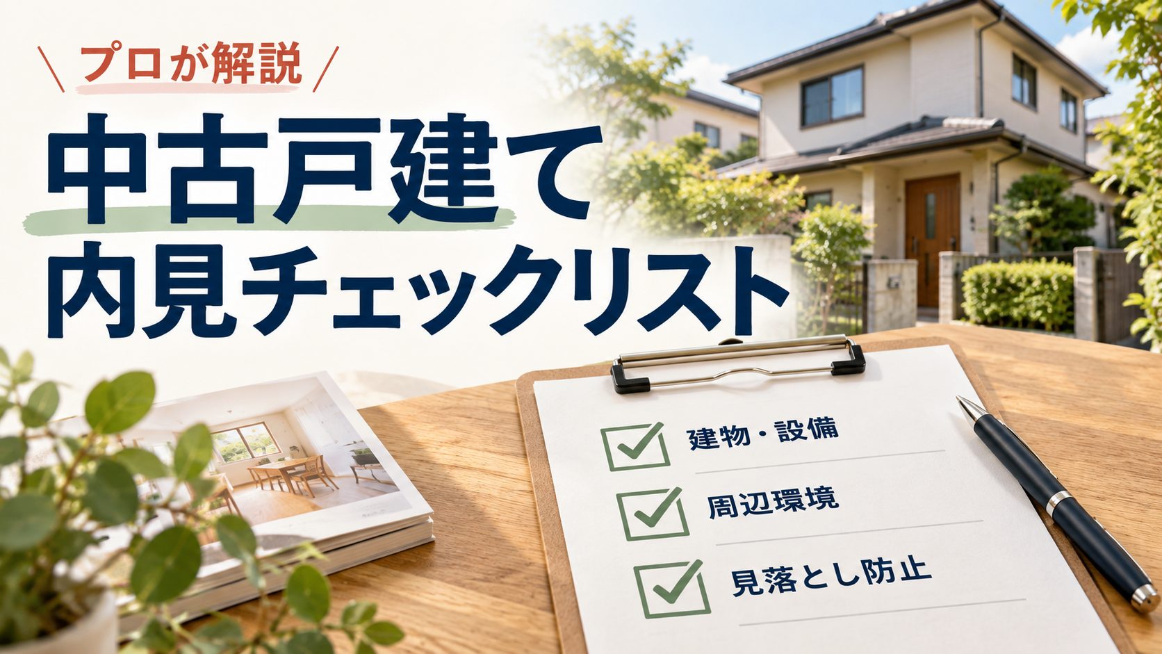 【プロが解説】中古住宅の内覧時の注意点|中古戸建ての内見チェックリスト 【プロが解説】中古住宅の内覧時の注意点|中古戸建ての内見チェックリスト