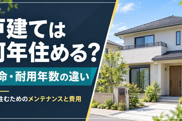 戸建て住宅の寿命は何年?構造別の耐用年数や長寿命化のコツを紹介 戸建て住宅の寿命は何年?構造別の耐用年数や長寿命化のコツを紹介