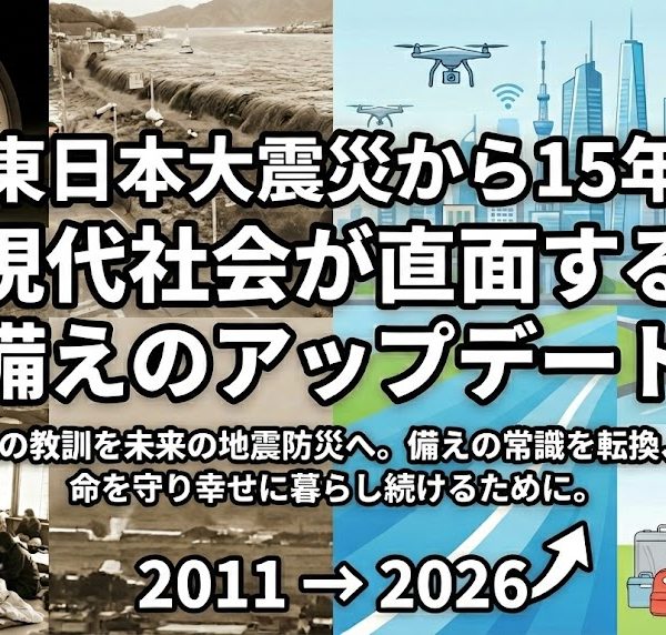 東日本大震災から15年 現代社会が直面する「備えのアップデート」 東日本大震災から15年 現代社会が直面する「備えのアップデート」