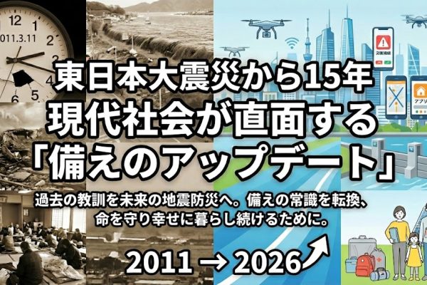 東日本大震災から15年 現代社会が直面する「備えのアップデート」 東日本大震災から15年 現代社会が直面する「備えのアップデート」