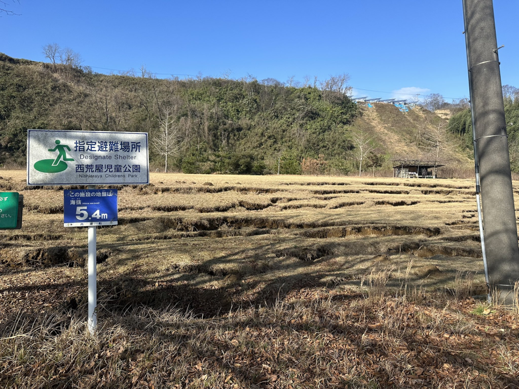 内灘町西荒屋～室地区の被害