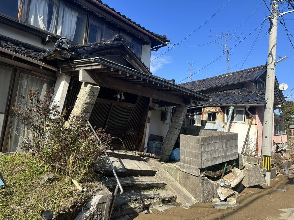 内灘町西荒屋～室地区の被害