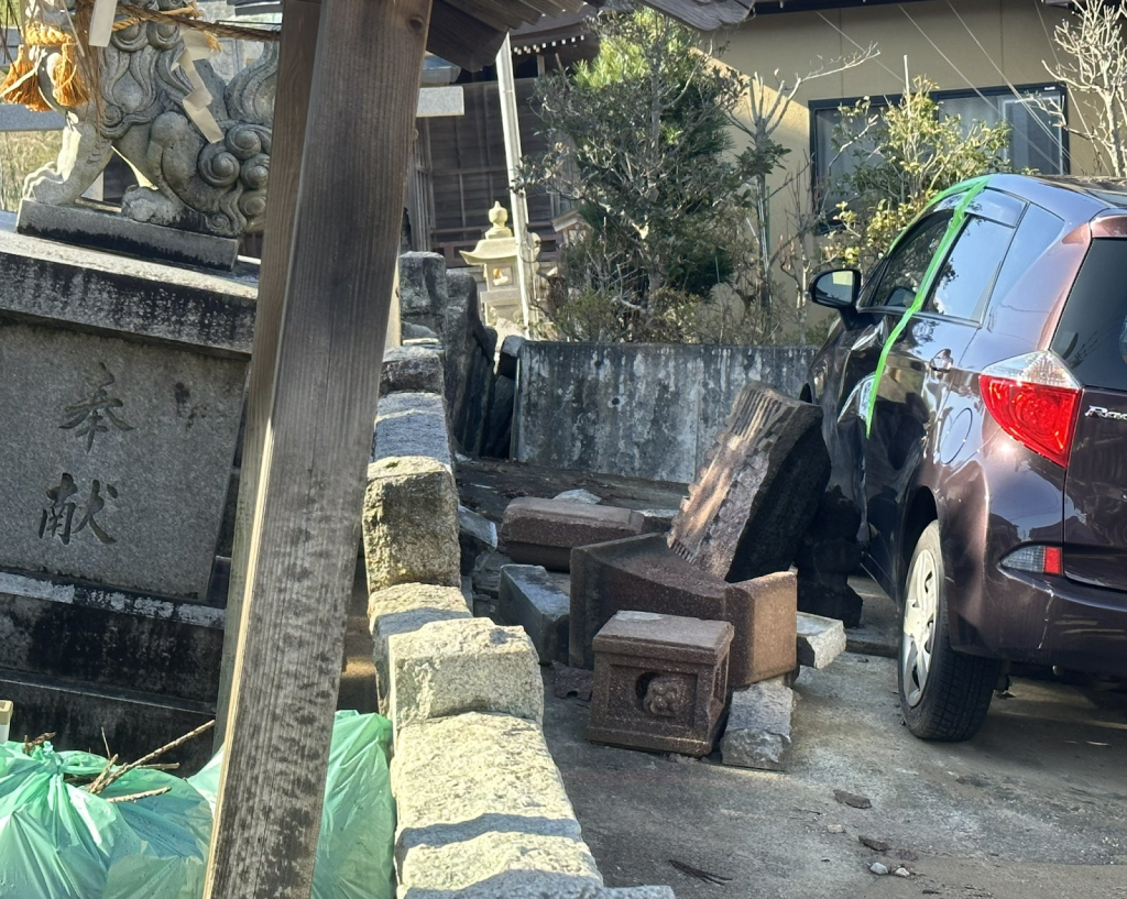 内灘町西荒屋～室地区の被害