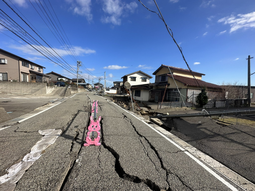 内灘町室地区の被害