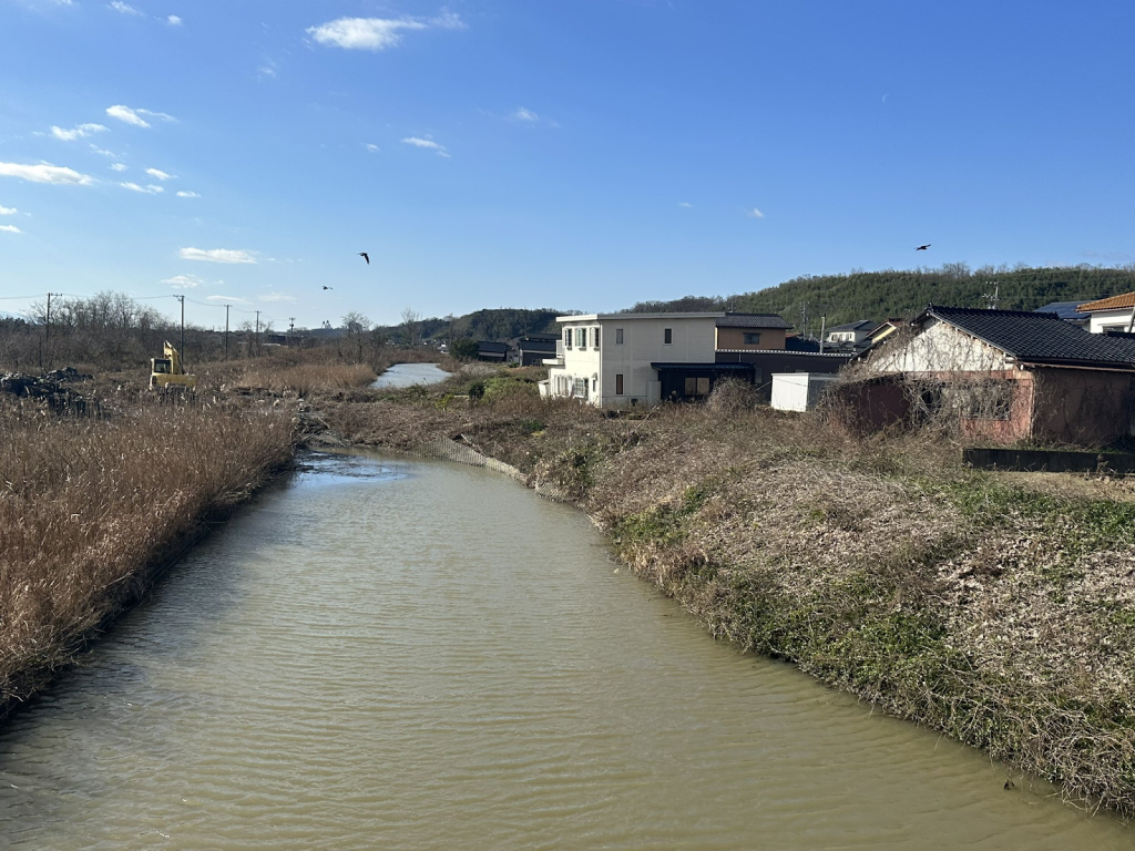 内灘町室地区の被害