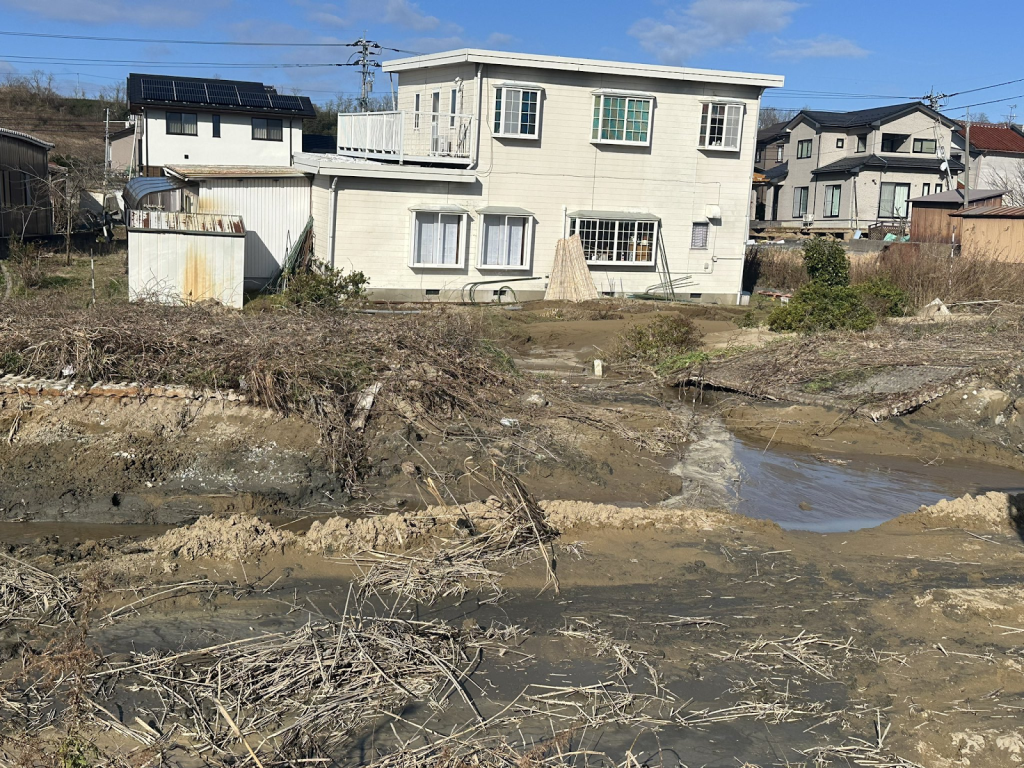 内灘町室地区の被害