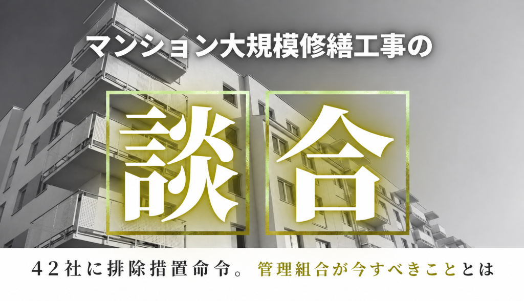 マンション　大規模修繕　談合