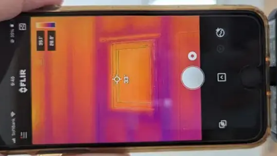 サーモグラフィー 断熱