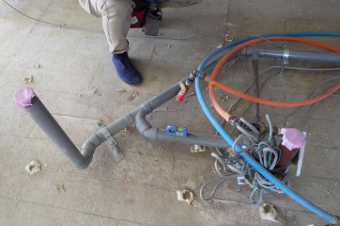 排水管の逆勾配