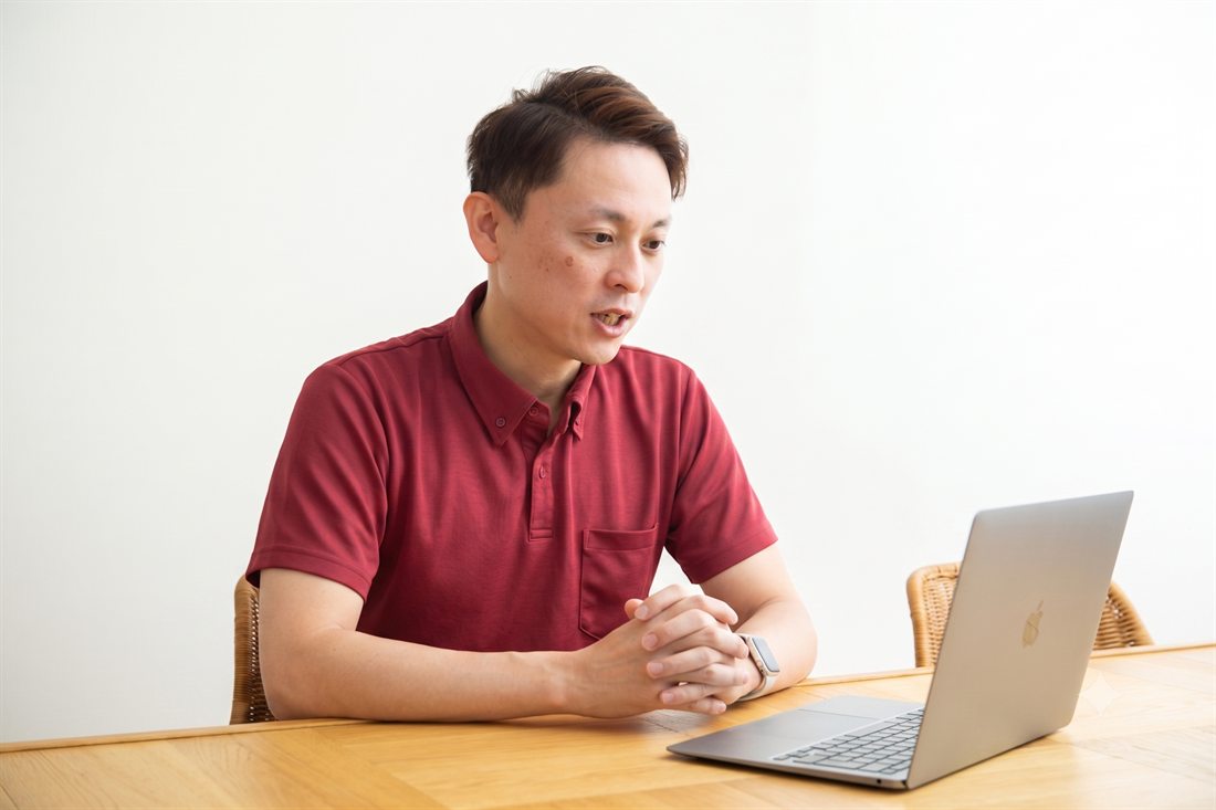 オンラインでご相談をお受けする様子
