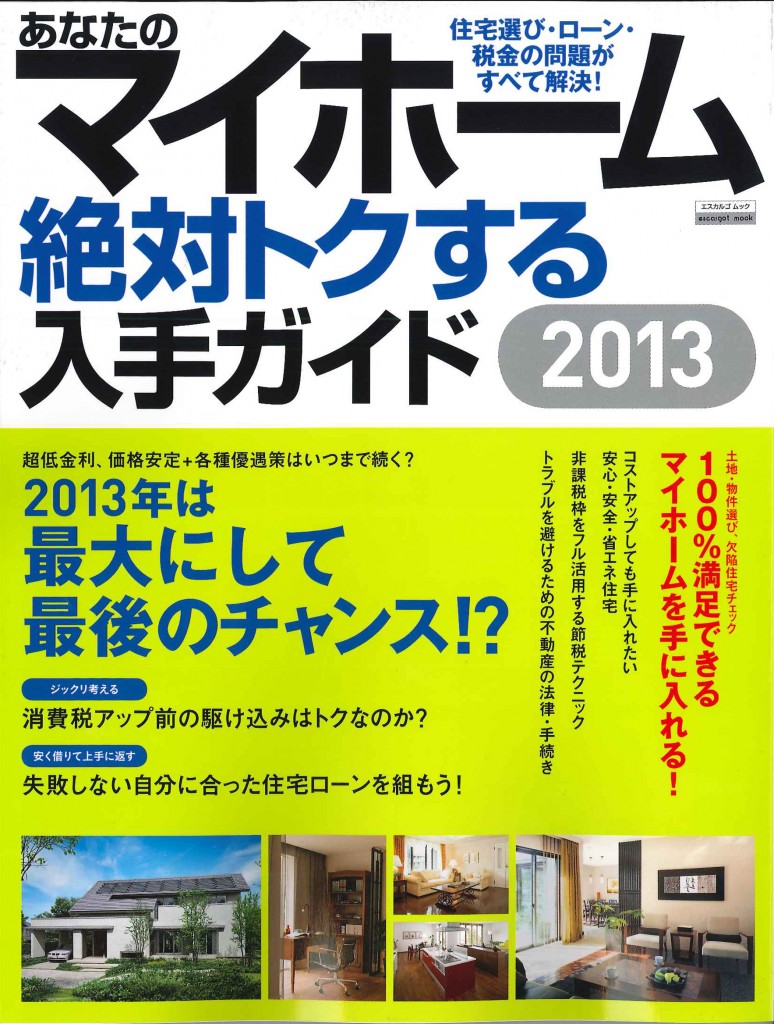 あなたのマイホーム　絶対トクする入手ガイド2013