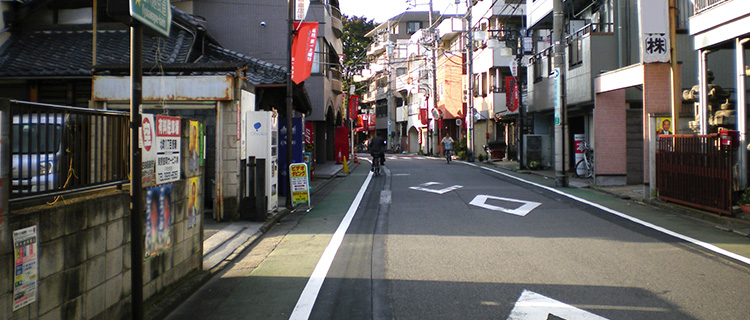 道路幅員が狭い土地