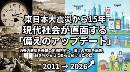 地震自体による被害・備えの意識・次の15年に向けて東日本大震災から15年 備えのアップデート 地震自体による被害・備えの意識・次の15年に向けて東日本大震災から15年 備えのアップデート