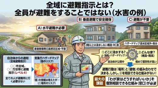 台風6号の事例から見る、避難行動の「個別解」新・防災気象情報、初稼働で浮かんだ「情報と行動のギャップ」 台風6号の事例から見る、避難行動の「個別解」新・防災気象情報、初稼働で浮かんだ「情報と行動のギャップ」
